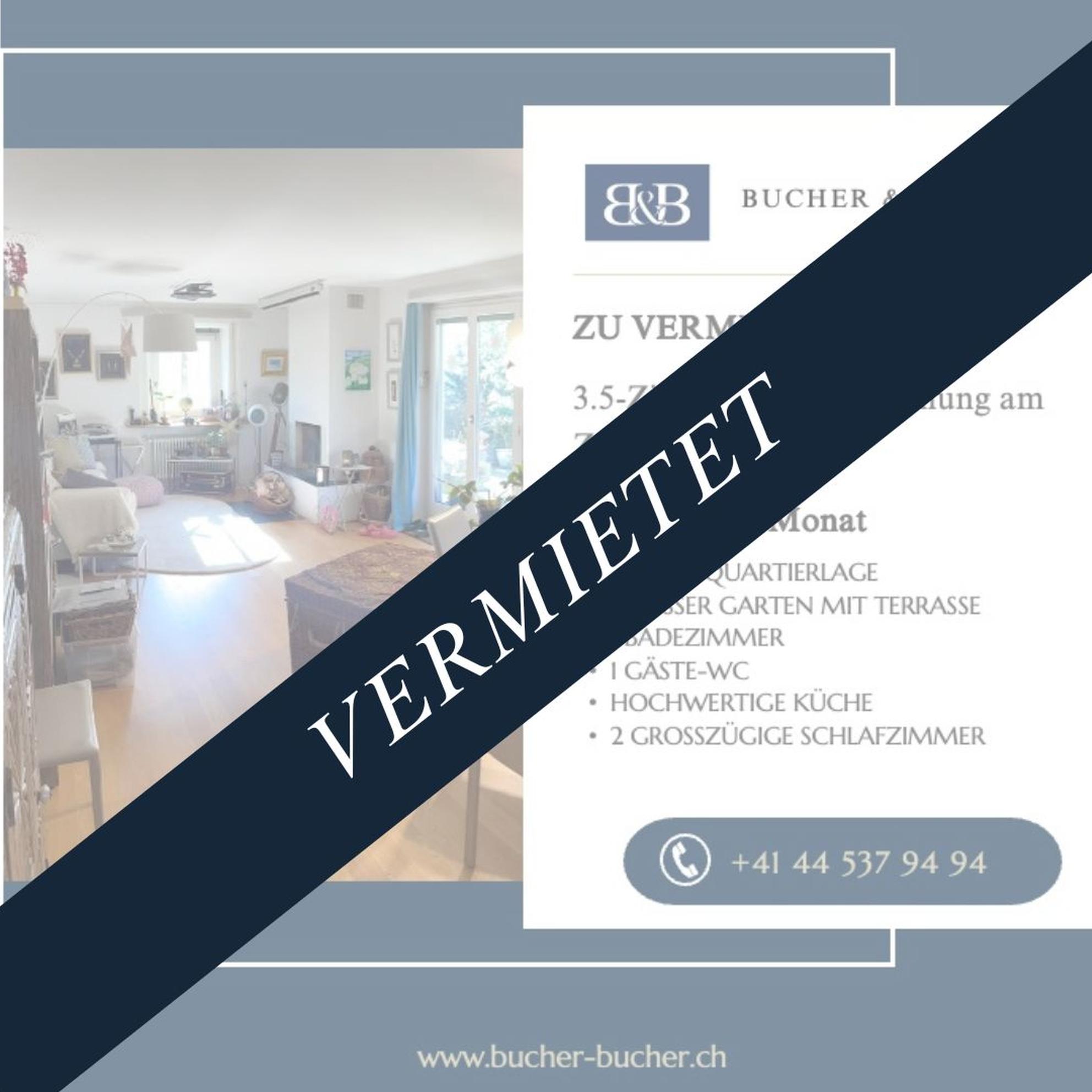 Bild von 3½-Zimmer-Wohnung in Zürich an bester Lage mit Ruheoase
