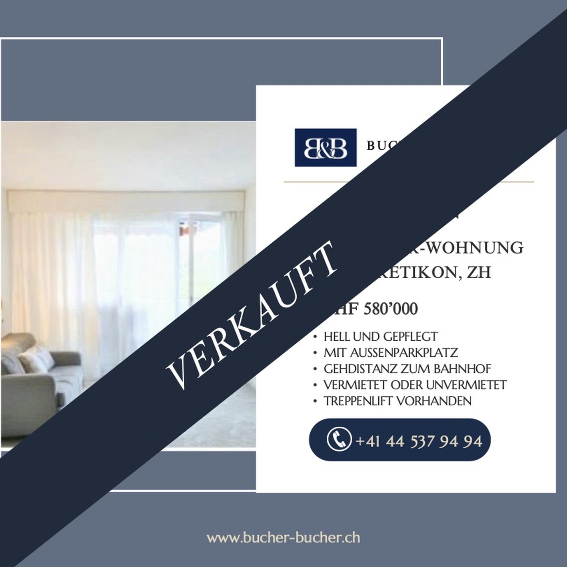 Bild von Gepflegte 2.5-Zimmer-Wohnung in Effretikon